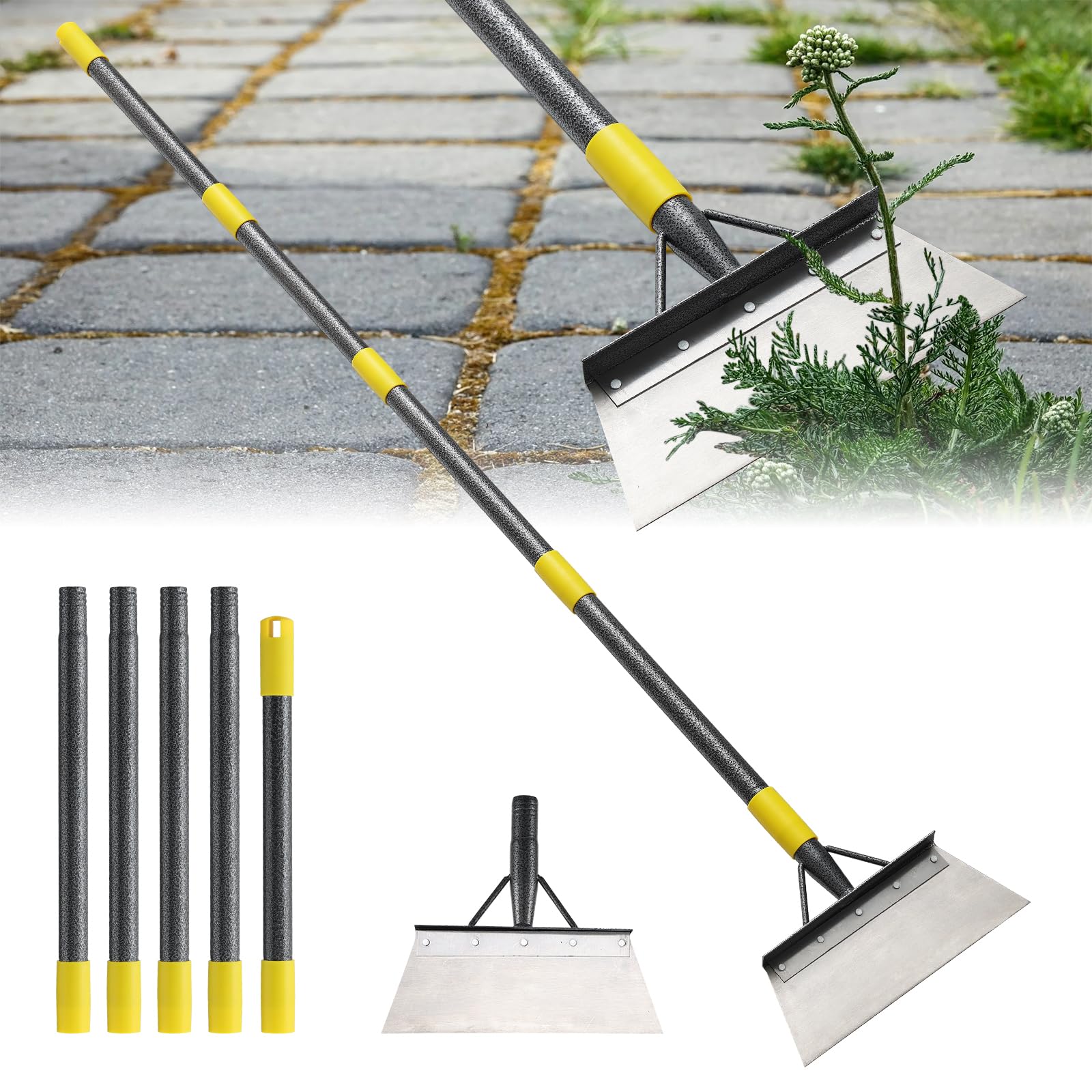 Spring Gardening Essentials, 74'' Gardening Shovel, Multifunctional Ice Chopper for Driveway